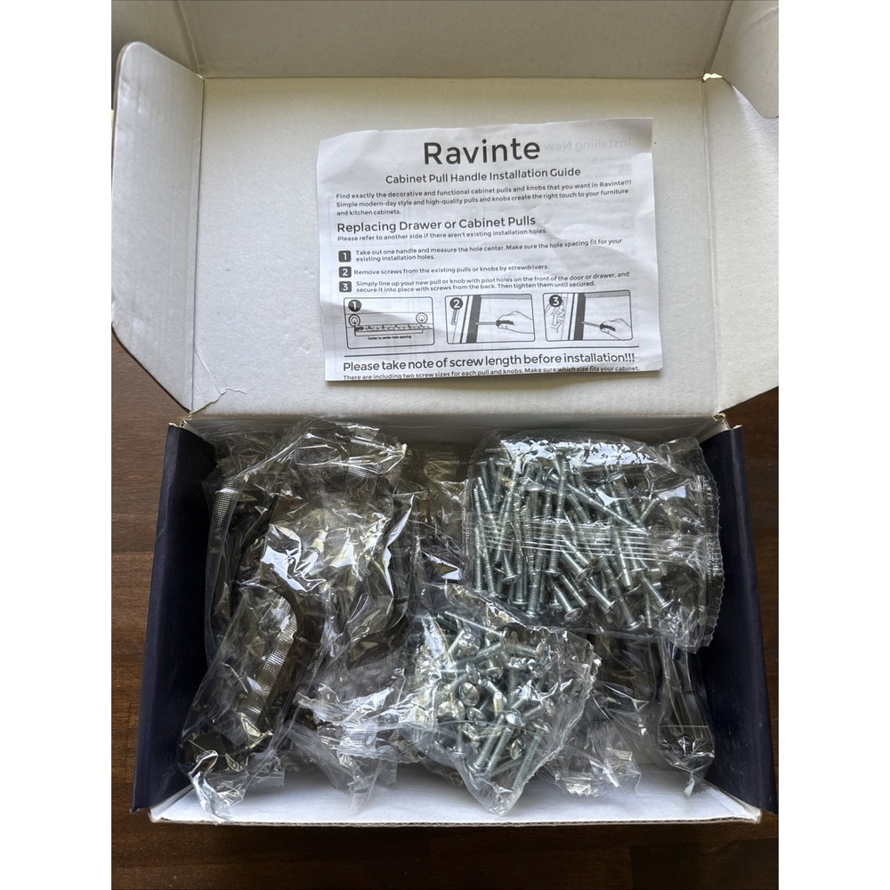 Ravinte 24 Pack Kitchen Cabinet Hardware Pulls